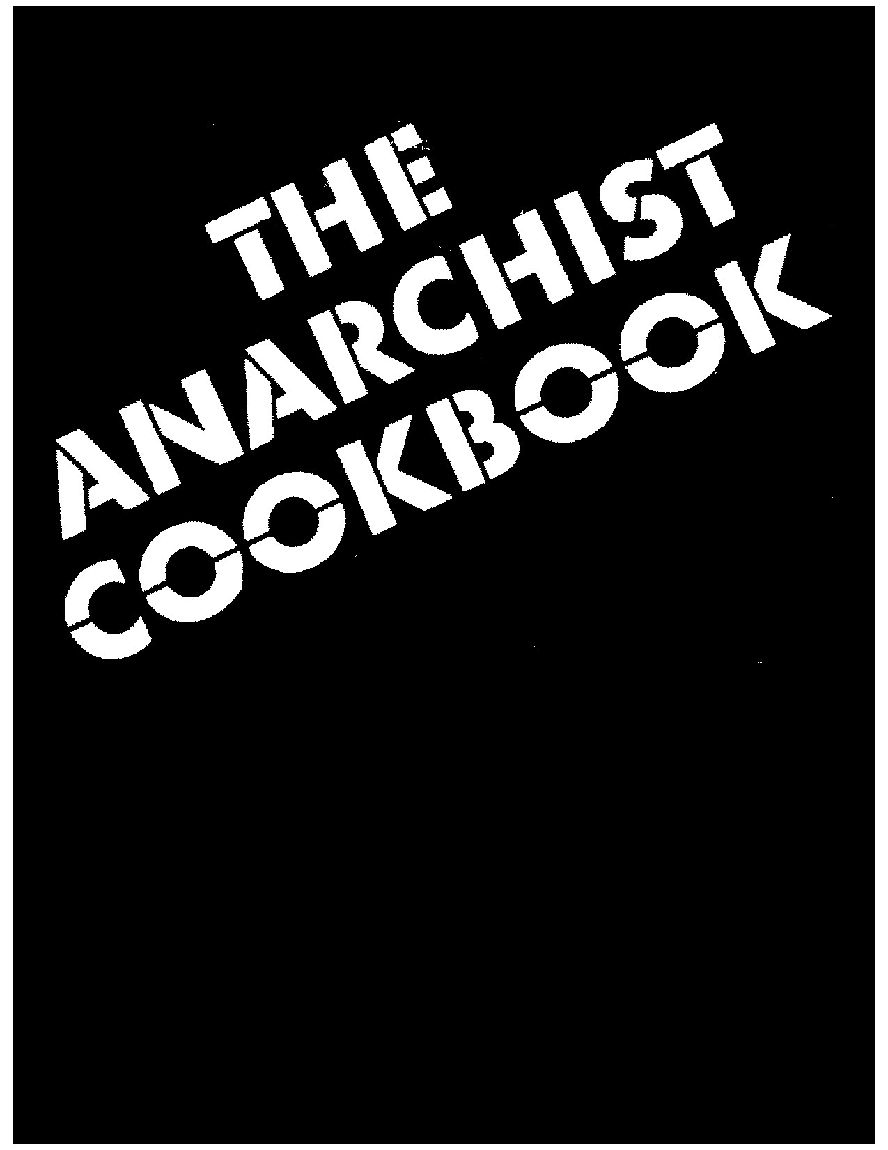 The Anarchist Cookbook