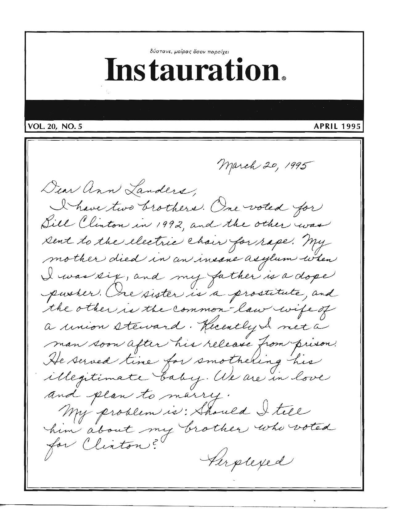 Instauration-1995-April-Vol20-No5