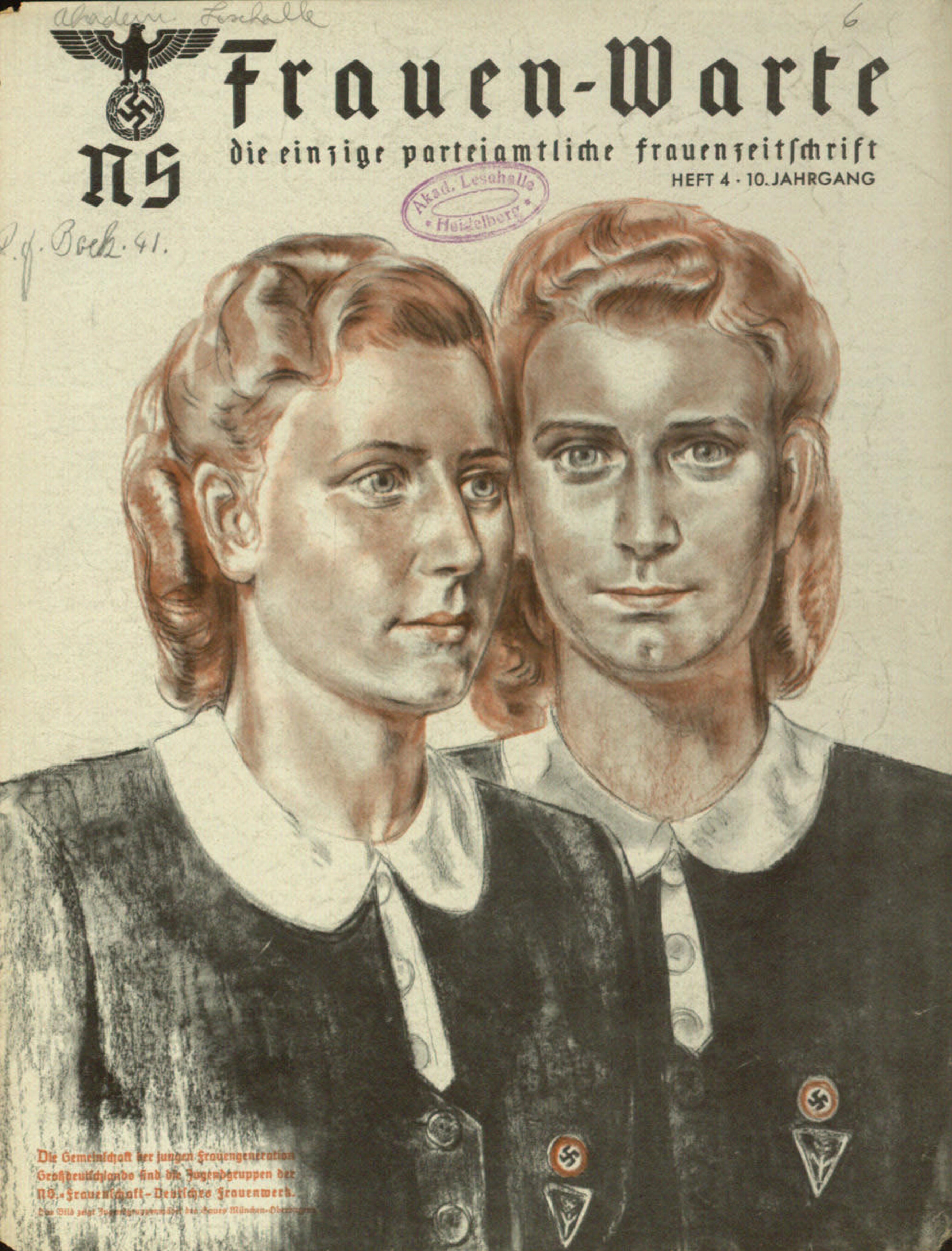 Frauen-Warte 10. Jahrgang Heft 04 (1941, 28 S., Scan, Fraktur)