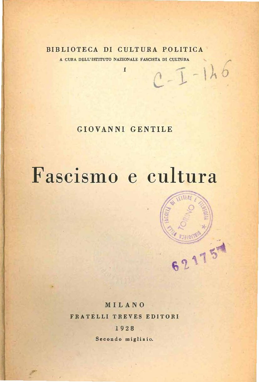 Fascismo e Cultura