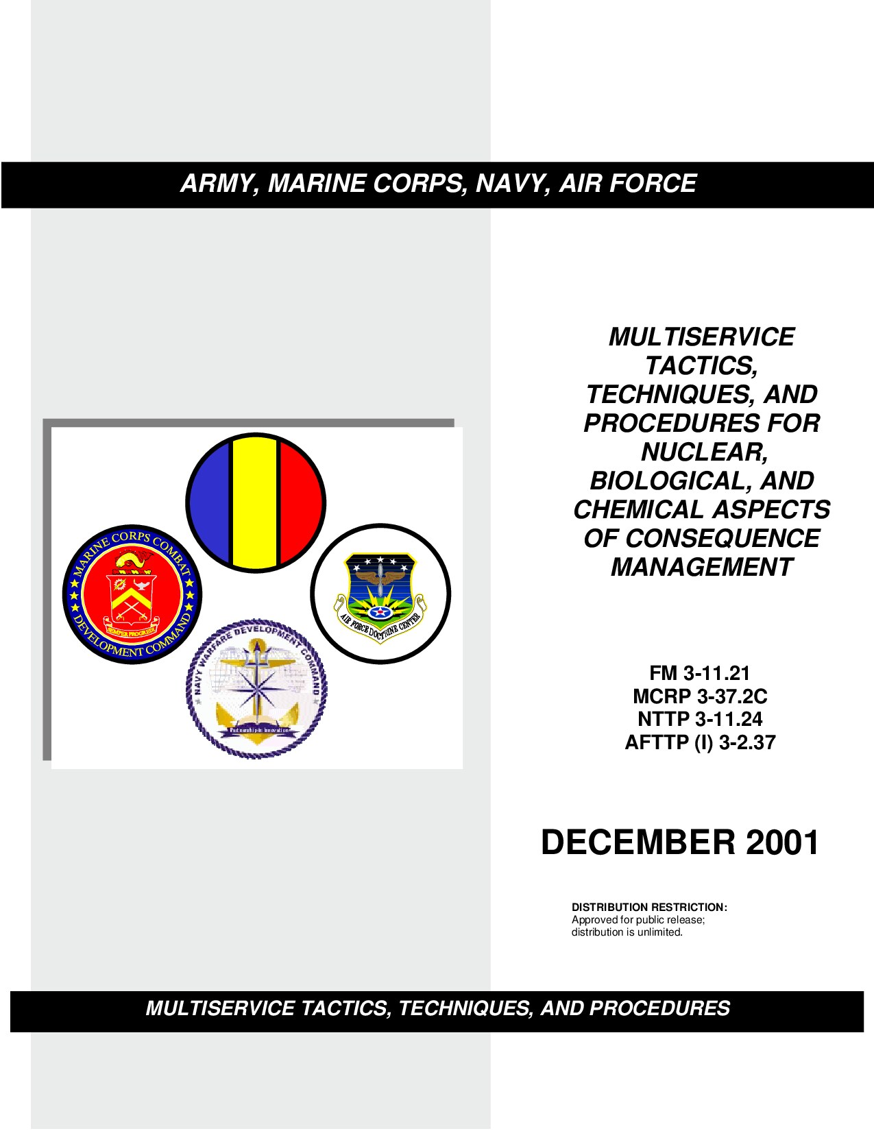 MCRP 3-37.2C Nuclear, Biological, and Chemical Aspects of Concequence Management