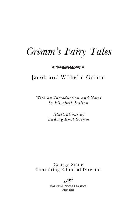 Grimm's Fairy Tales