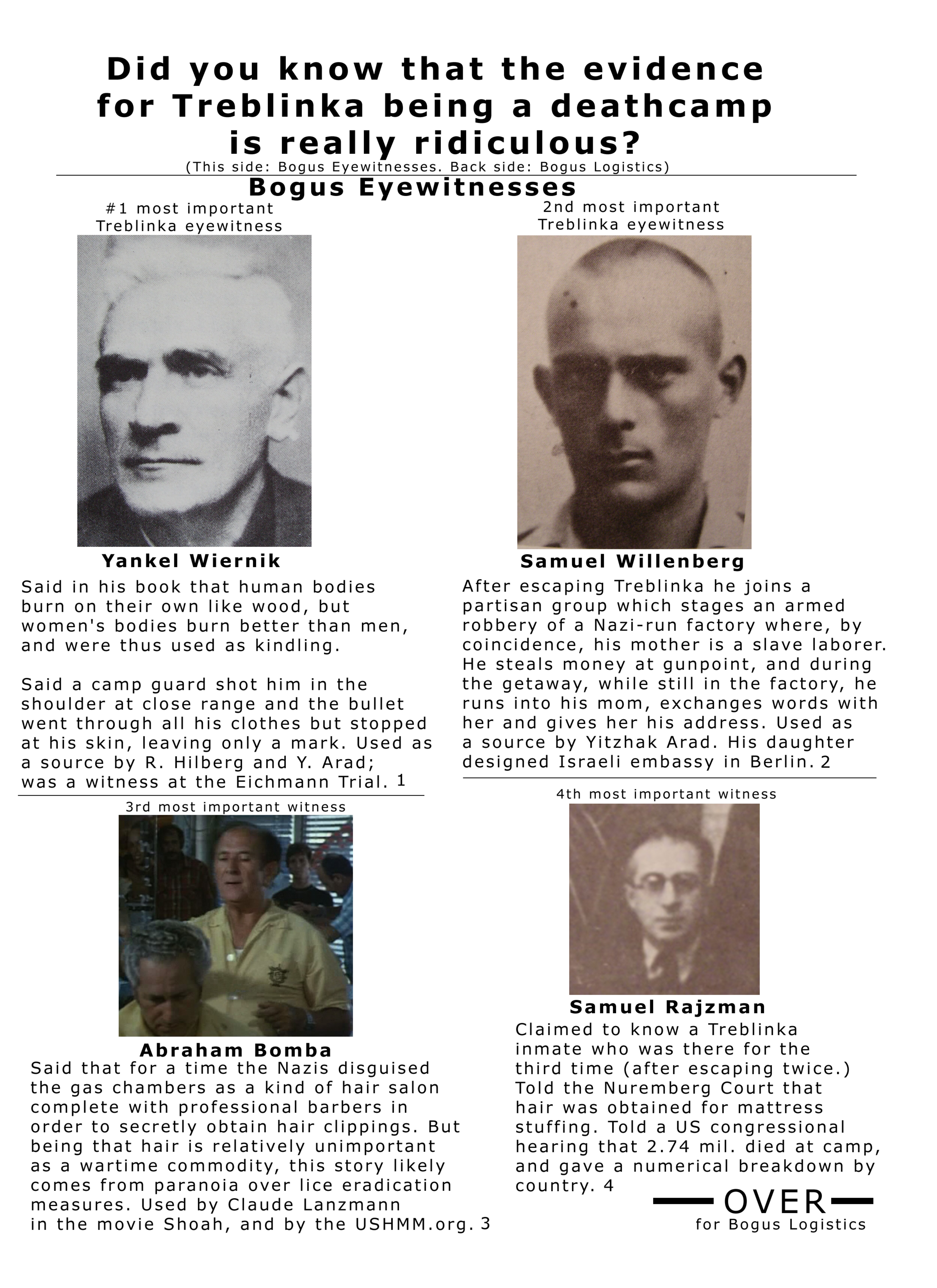 holocaustdenialvideos.com; Holocaust - Treblinka Flyer Page 1