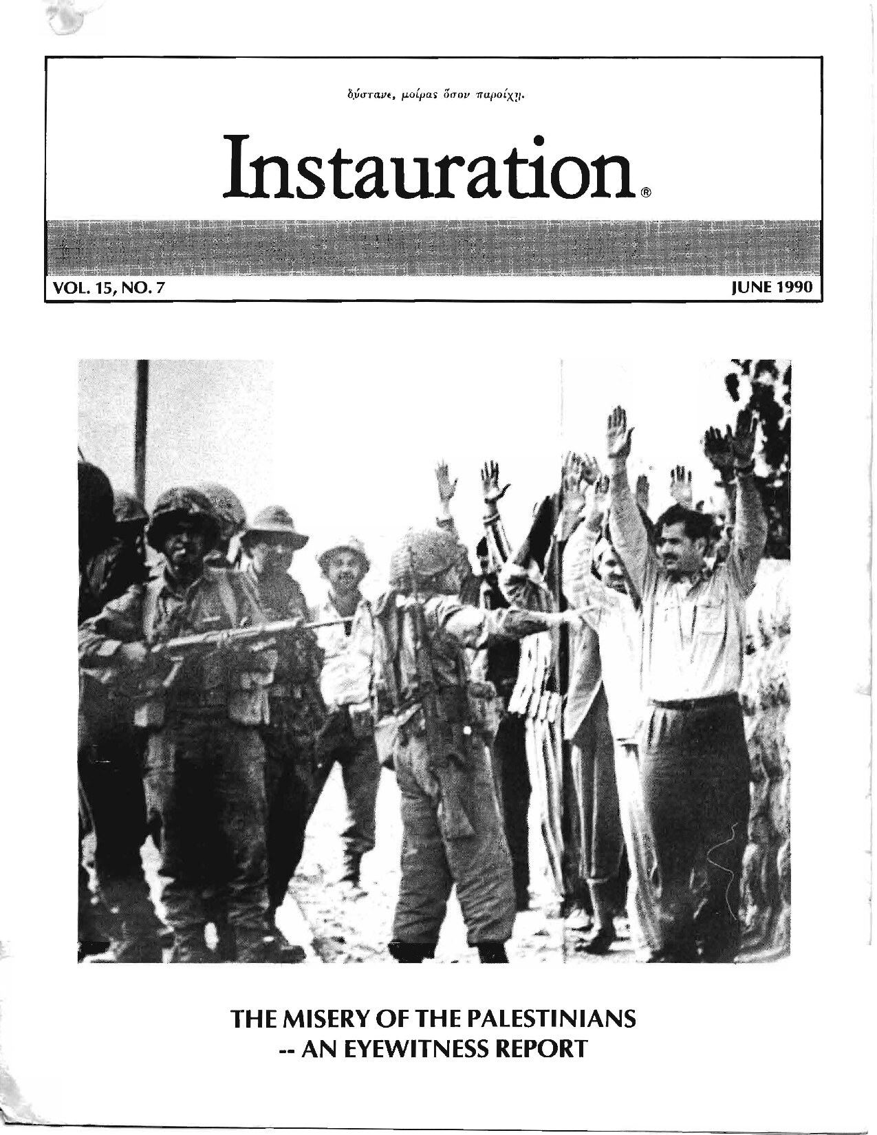 Instauration-1990-06-June-Vol15-No7