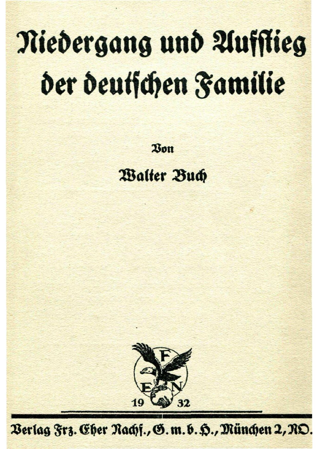 Niedergang und Aufstieg der deutschen Familie