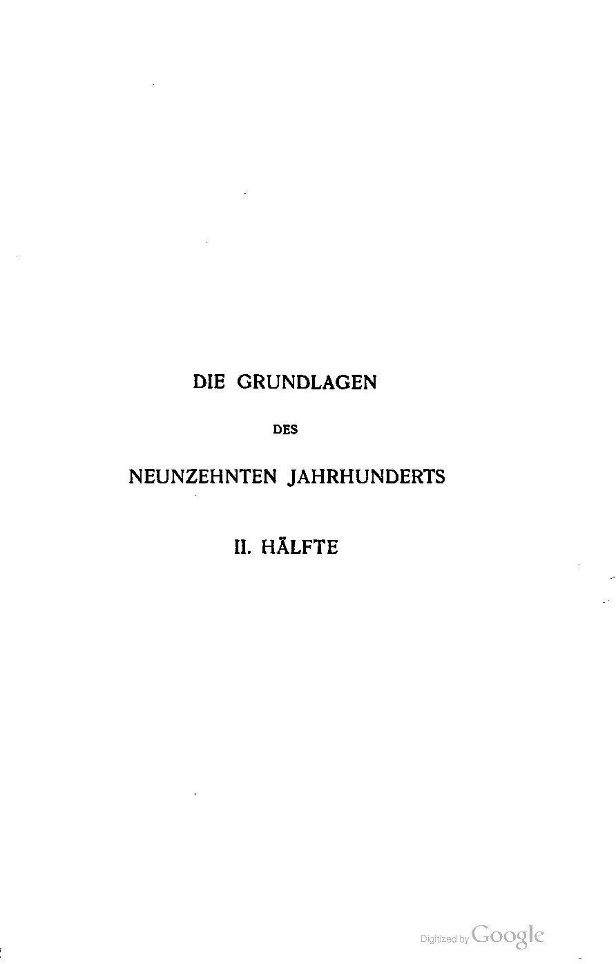 Die Grundlagen des Neunzehnten Jahrhunderts